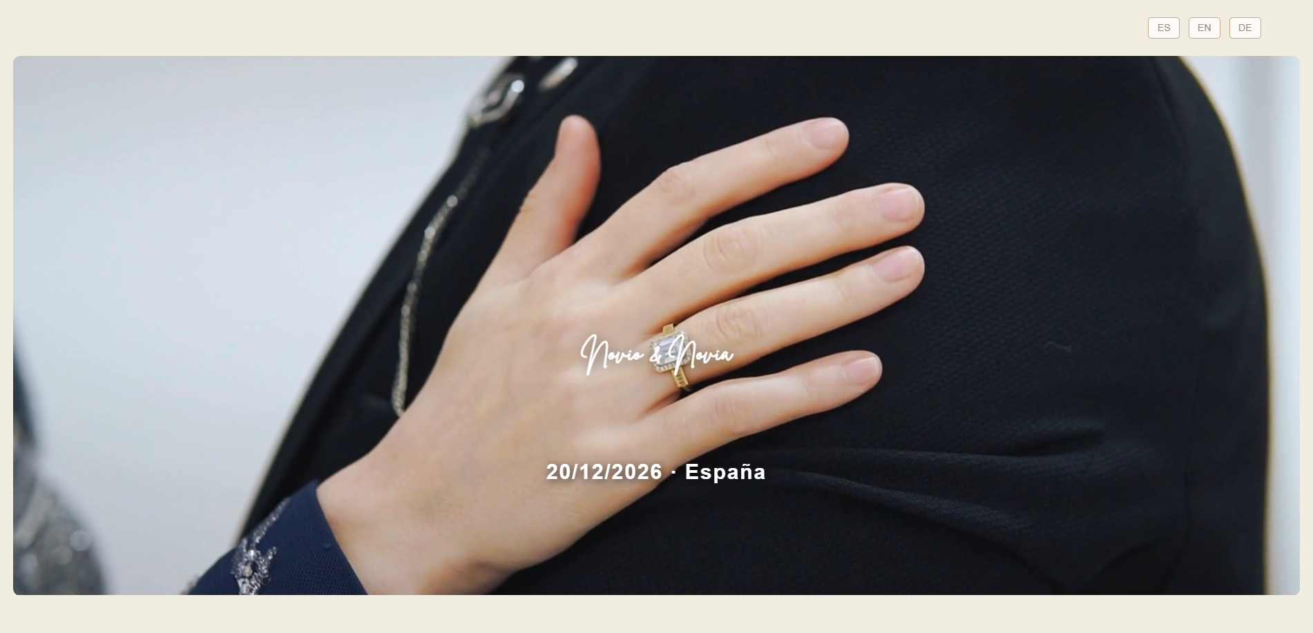 Web de Invitación de Boda